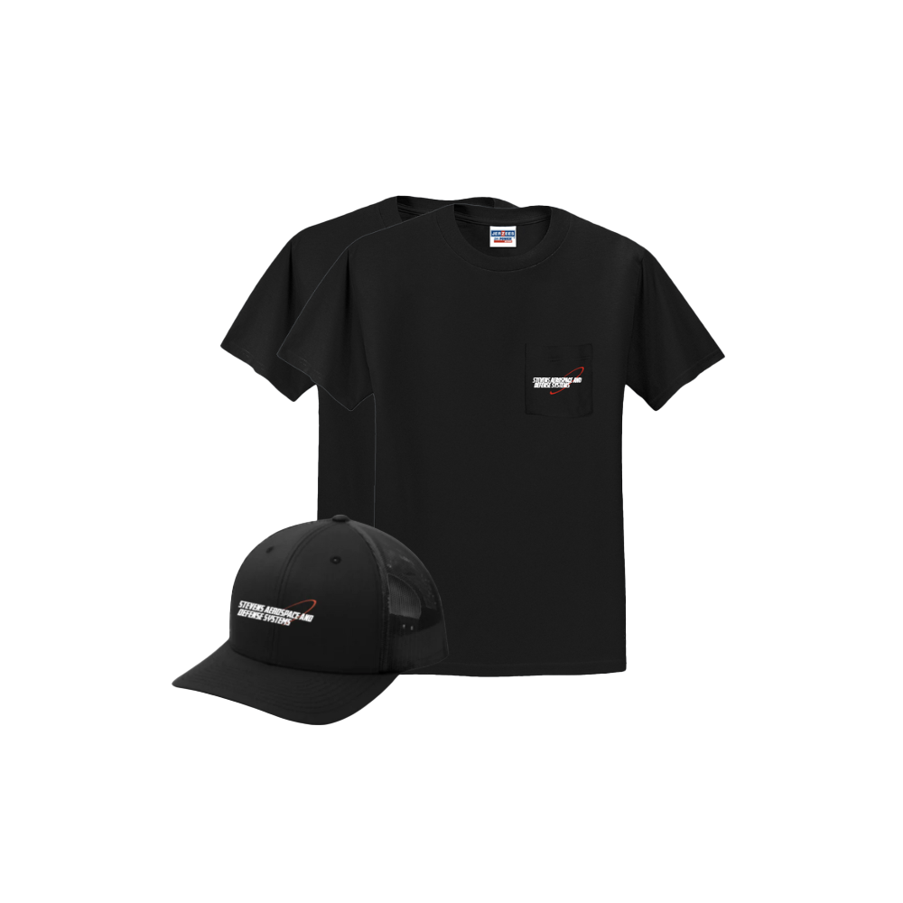 New Hire Set 2 Black Shirts & Hat