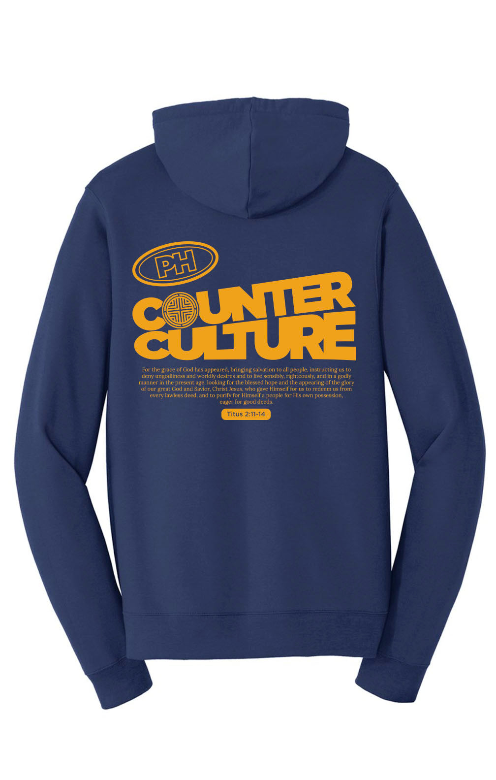 Port & Company® Fan Favorite™ Fleece Pullover Hooded Sweatshirt - Team Navy