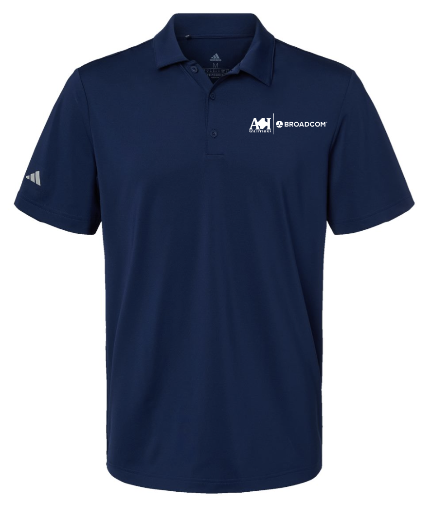 Adidas Blend Polo - Navy - Large