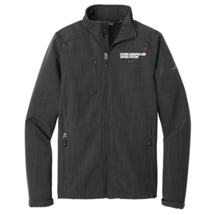 Eddie Bauer®  Shaded Crosshatch Soft Shell Jacket - Includes Embroidery