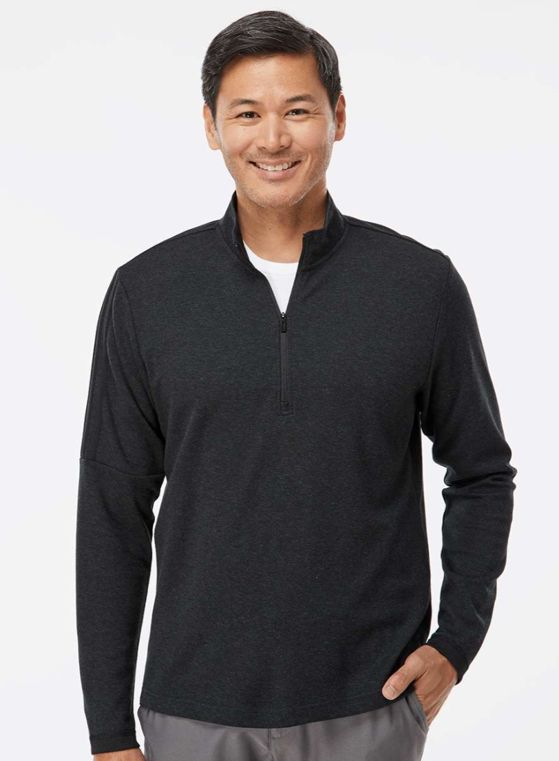 Adidas - 3-Stripes Quarter-Zip Sweater - Includes Embroidery