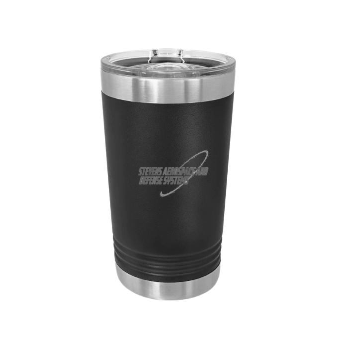 16oz Double Wall Insulated Stainless Steel Powder Coated Tumbler - Laser Engraved - Additional Colors Available