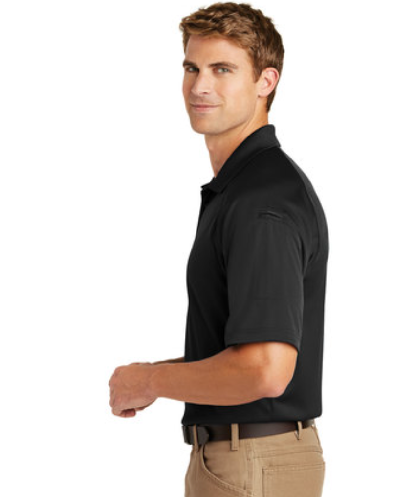 CornerStone® - Select Snag-Proof Tactical Polo - Black