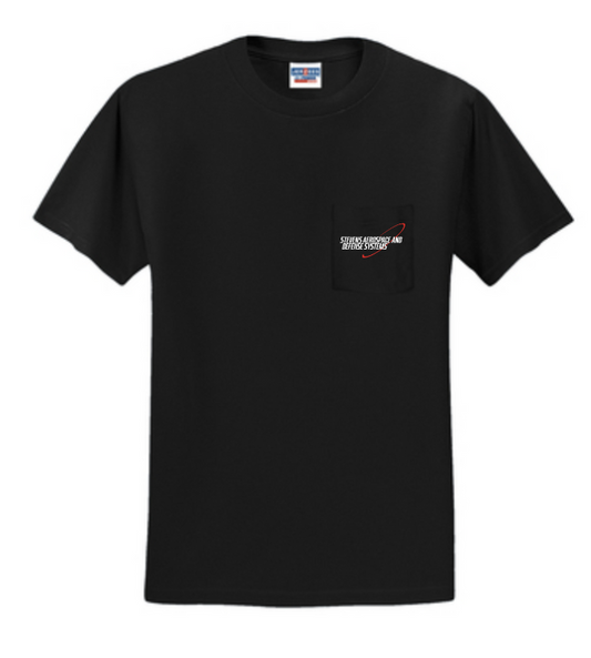 Jerzees® - Dri-Power® 50/50 Cotton/Poly Pocket T-Shirt - Black