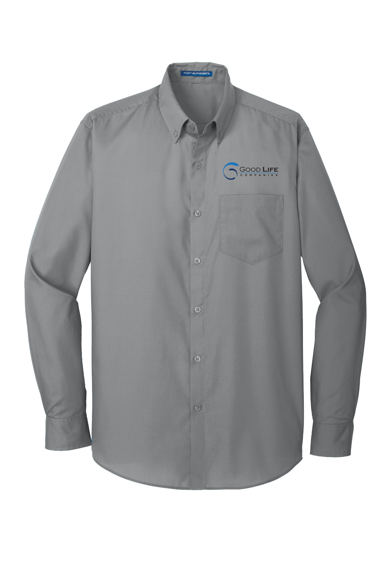 Port Authority® Long Sleeve Carefree Poplin Shirt (Add'l Color Options)