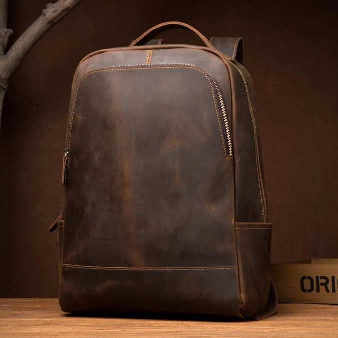 The Vernon Backpack | Genuine Vintage Leather - Includes Customization