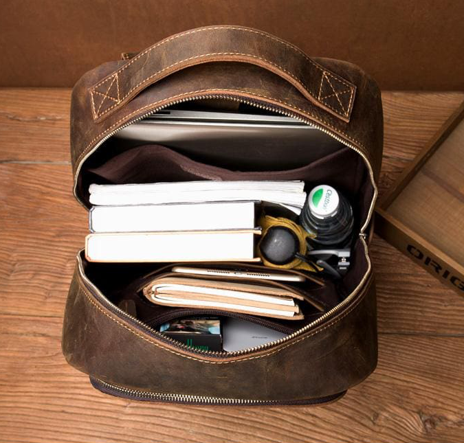 The Vernon Backpack | Genuine Vintage Leather - Includes Customization