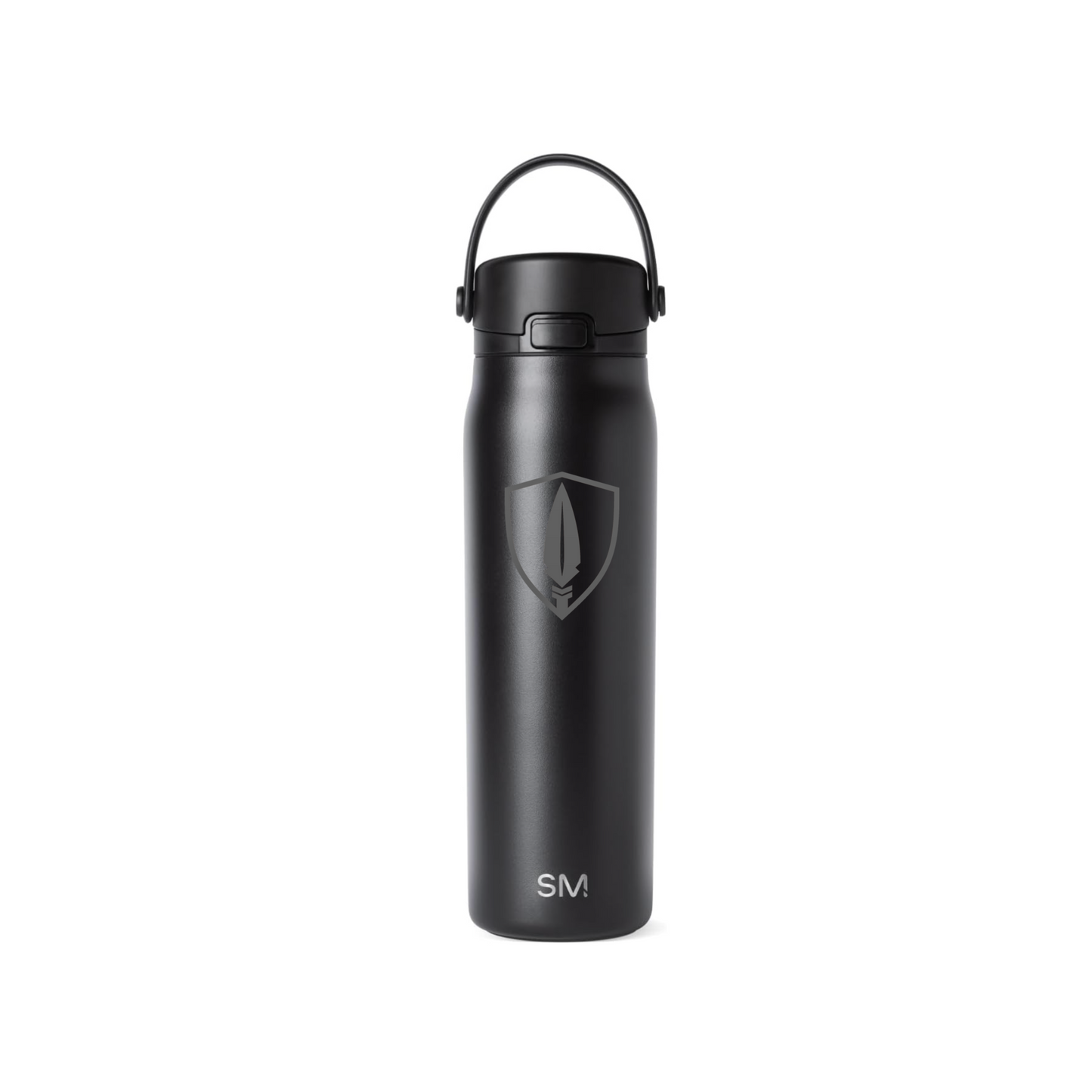 Simple Modern Mesa Sport Water Bottle with Covered Chug Lid | Midnight Black.  Please Choose your Preferred Logo Below ⬇️ Regular price